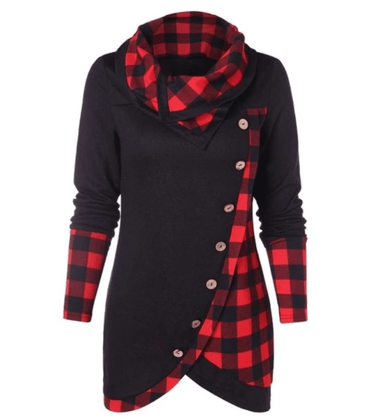 European And American Hot New High-neck Tops - Mubimart