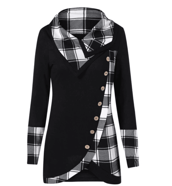 European And American Hot New High-neck Tops - Mubimart