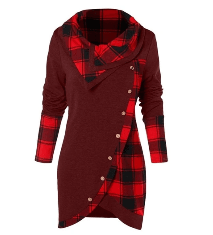 European And American Hot New High-neck Tops - Mubimart