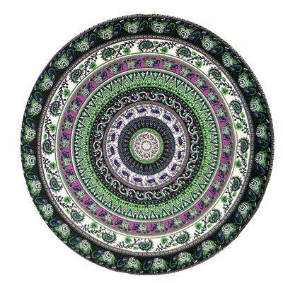 European And American Style Beach Towel Wish Amazon Round Printed Beach Towel - Mubimart