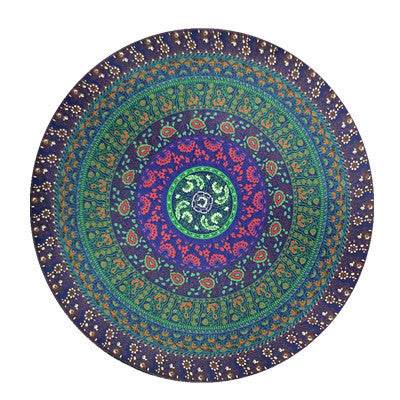 European And American Style Beach Towel Wish Amazon Round Printed Beach Towel - Mubimart