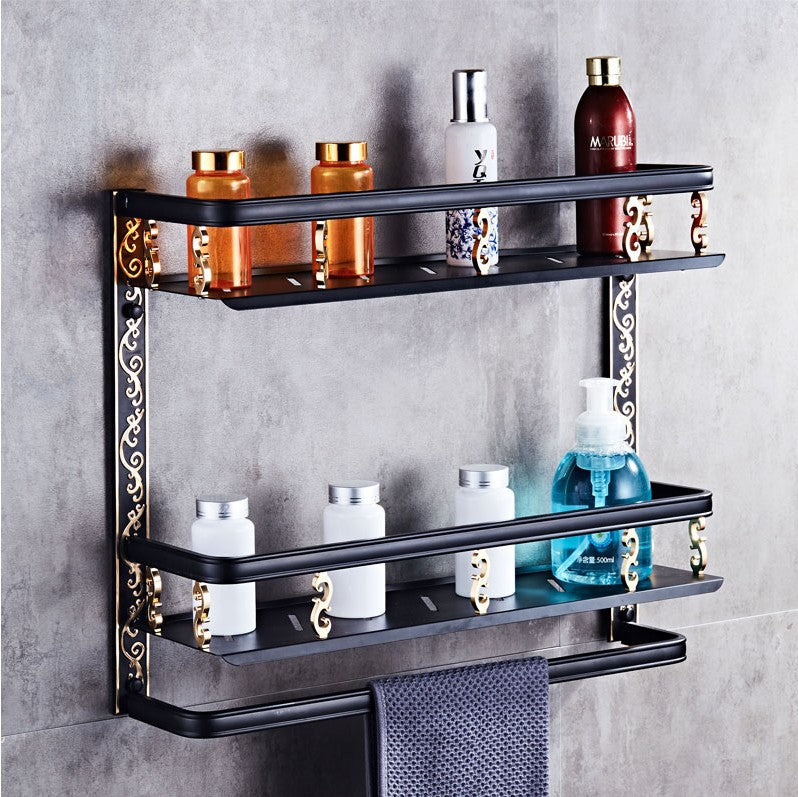 European style bathroom shelf double bathroom - Mubimart -  