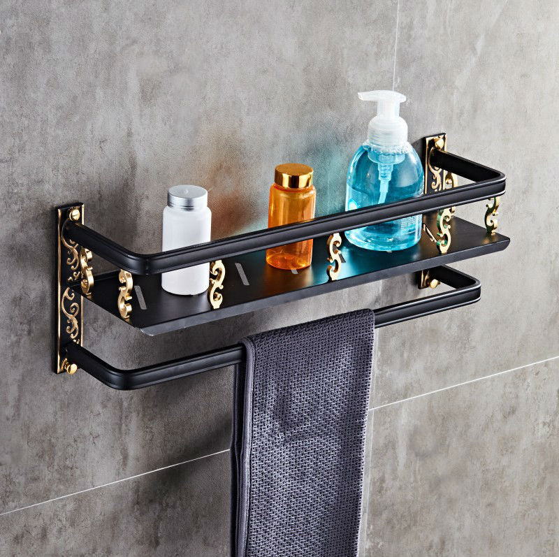 European style bathroom shelf double bathroom - Mubimart -  