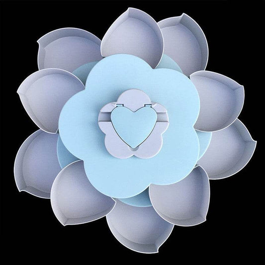 European style split petals rotating fruit box candy tray - Mubimart