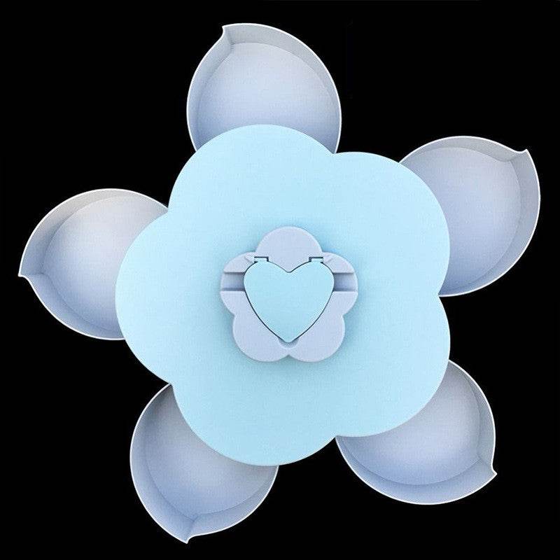 European style split petals rotating fruit box candy tray - Mubimart