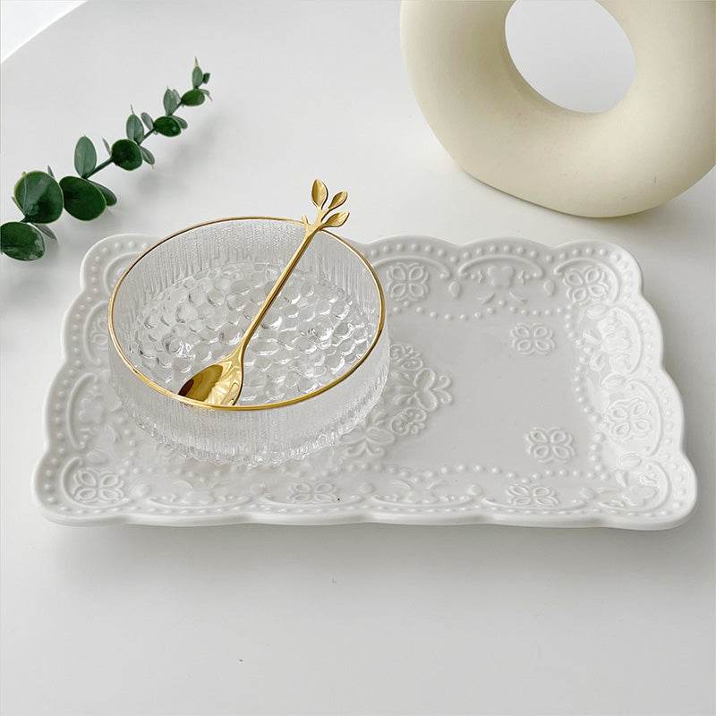Exquisite Small Fruit Bowl Crystal Glass Sugar Water Bowl - Mubimart