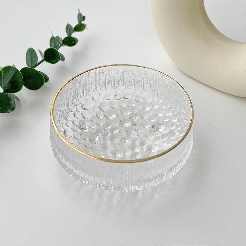 Exquisite Small Fruit Bowl Crystal Glass Sugar Water Bowl - Mubimart