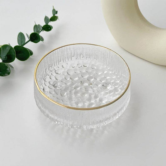 Exquisite Small Fruit Bowl Crystal Glass Sugar Water Bowl - Mubimart