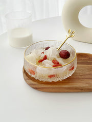 Exquisite Small Fruit Bowl Crystal Glass Sugar Water Bowl - Mubimart -  