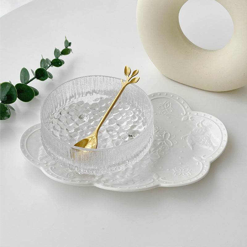 Exquisite Small Fruit Bowl Crystal Glass Sugar Water Bowl - Mubimart
