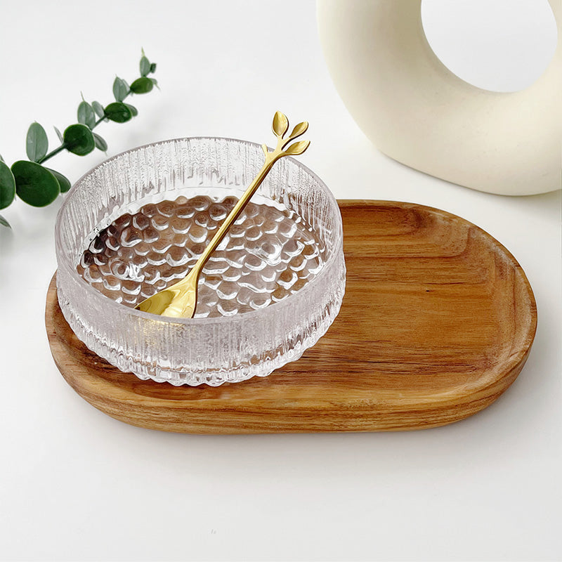 Exquisite Small Fruit Bowl Crystal Glass Sugar Water Bowl - Mubimart -  