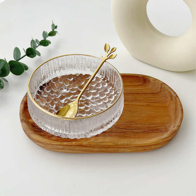 Exquisite Small Fruit Bowl Crystal Glass Sugar Water Bowl - Mubimart -  