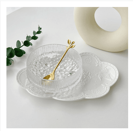 Exquisite Small Fruit Bowl Crystal Glass Sugar Water Bowl - Mubimart