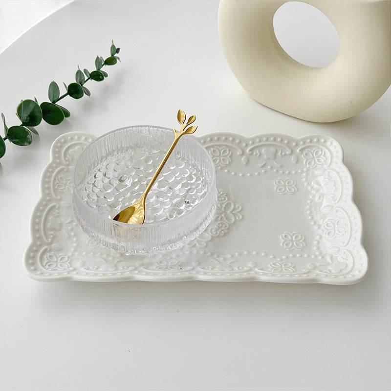 Exquisite Small Fruit Bowl Crystal Glass Sugar Water Bowl - Mubimart