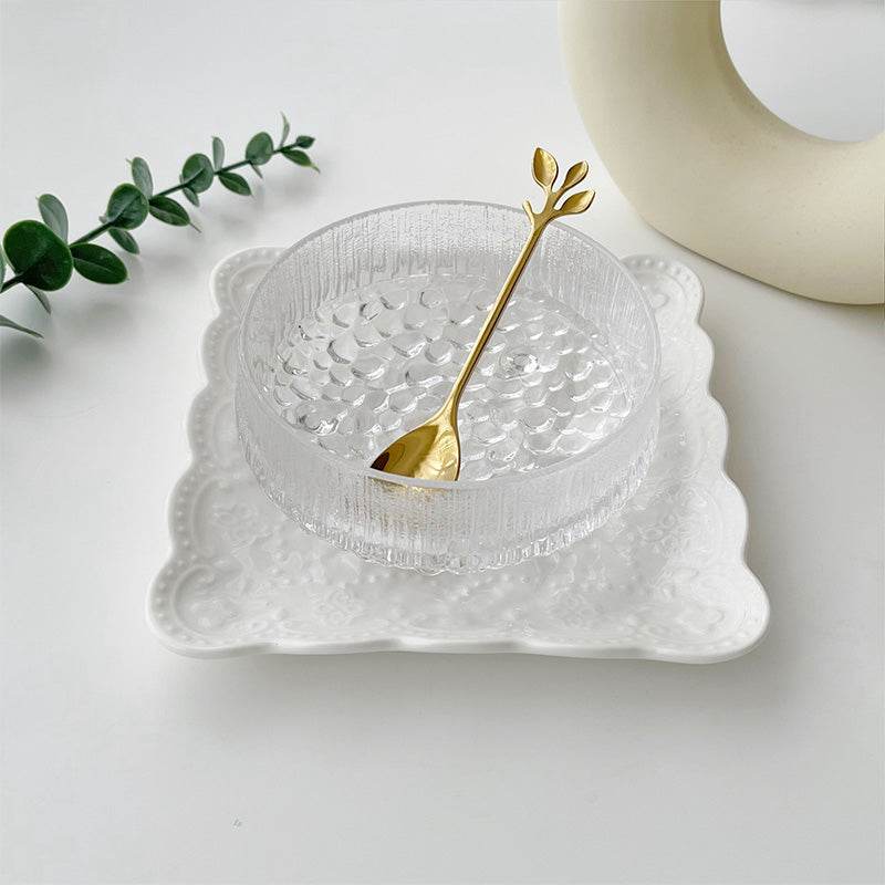 Exquisite Small Fruit Bowl Crystal Glass Sugar Water Bowl - Mubimart