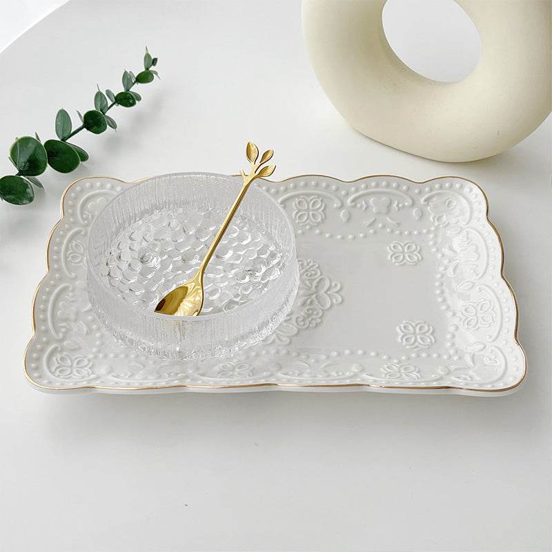 Exquisite Small Fruit Bowl Crystal Glass Sugar Water Bowl - Mubimart