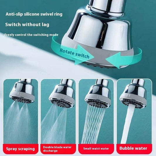 Extender Universal Rotation Supercharged Shower Water Faucet - Mubimart