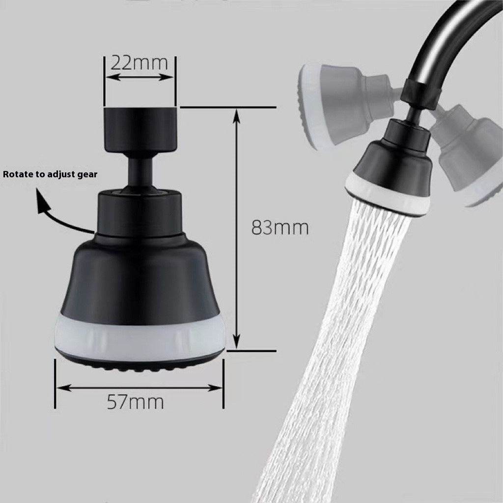 Extender Universal Rotation Supercharged Shower Water Faucet - Mubimart