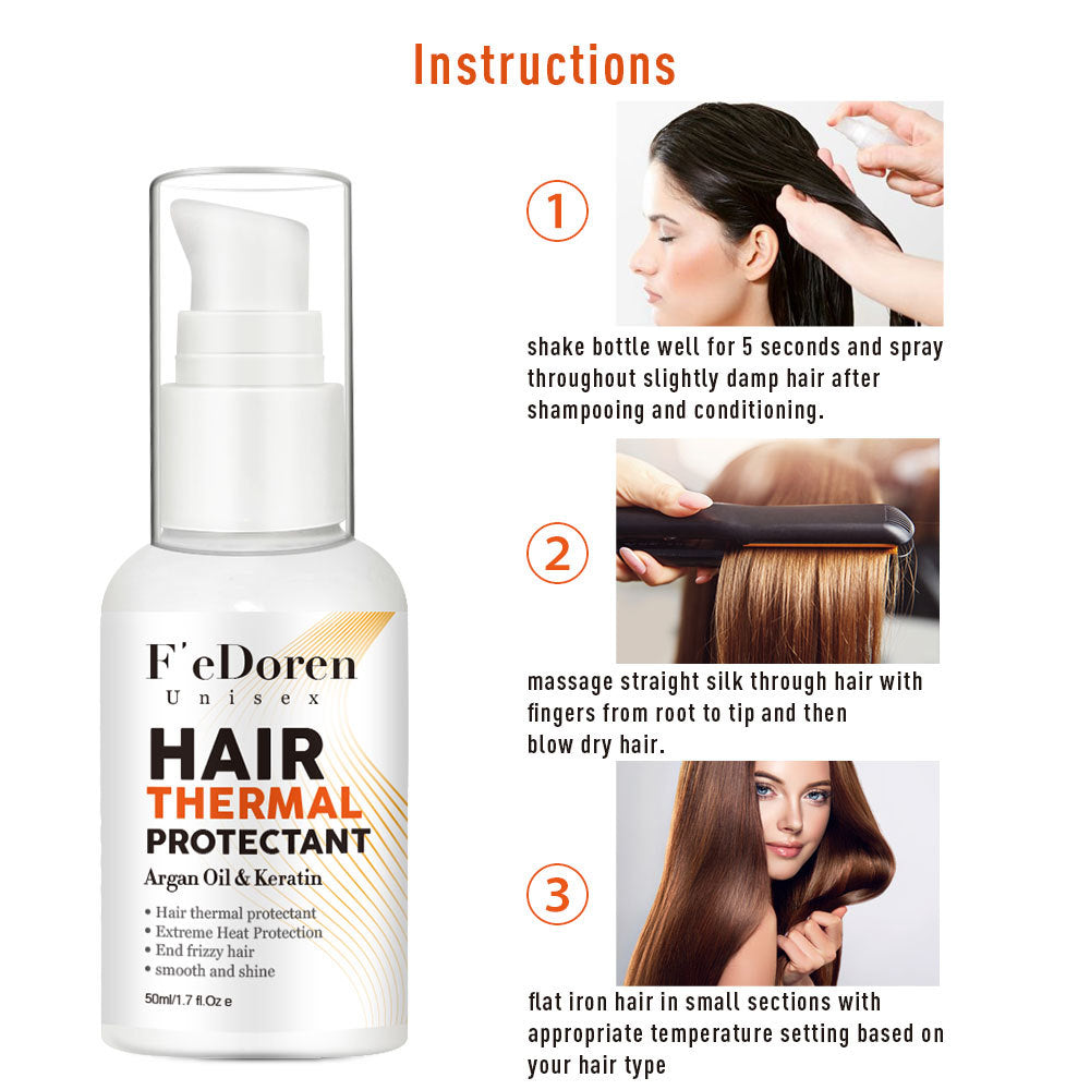 Extreme Heat Protection Spray Hair Mask - Mubimart -  