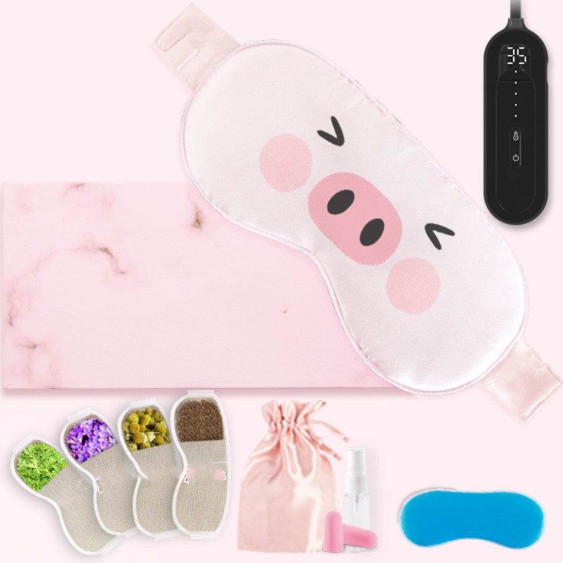 Eye Mask, Steam Eye Mask, Hot Compress Eye Mask, Rechargeable - Mubimart