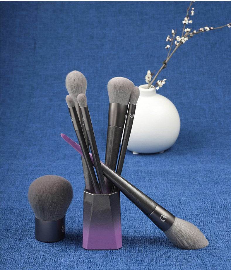 Eye and Face Loose Powder High Gloss Blush Smudge Makeup Brush Set - Mubimart