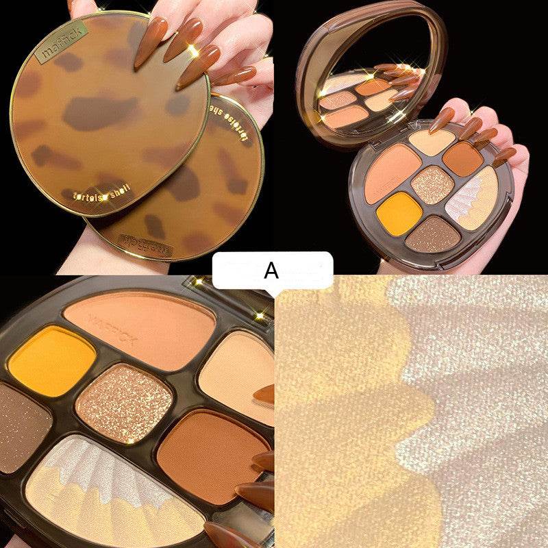 Eyeshadow Palette Pearlescent Matte Earth Color Eyeshadow Palette Makeup - Mubimart