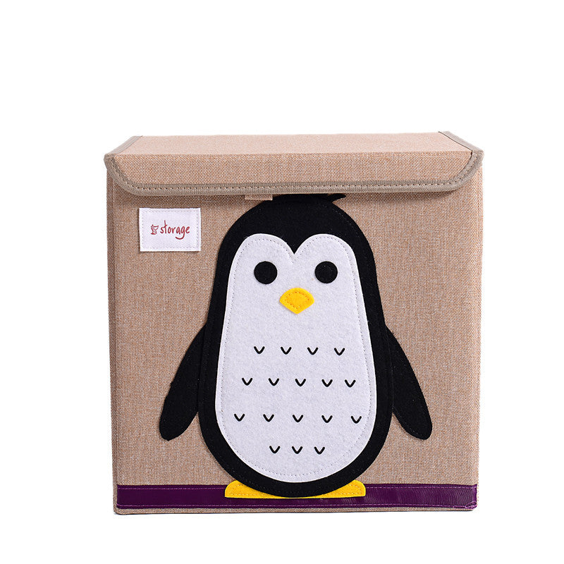 Fabric Children's Folding Toy Storage Box - Mubimart -  