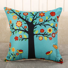 Fabric Decoration Supplies Car Gift Linen Printed Pillows Bedside Cushion Couch Pillow - Mubimart -  