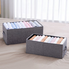 Fabric Drawer Type Desktop Basket Without Lid - Mubimart -  