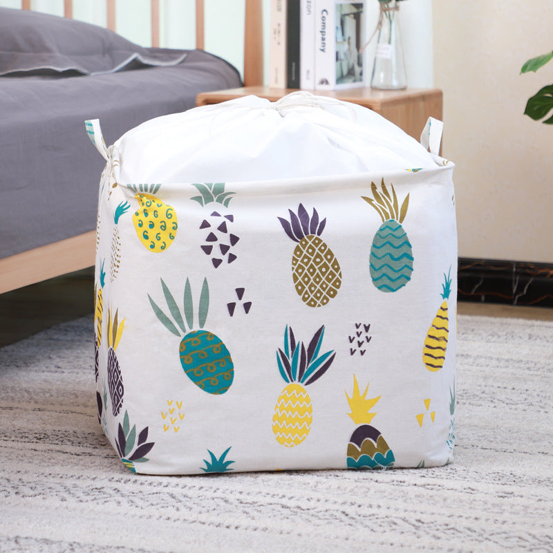 Fabric Household Clothes Storage Basket - Mubimart - Fabric Basket 