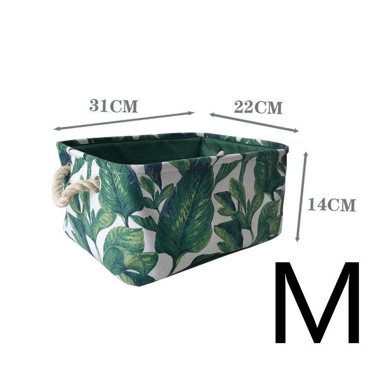Fabric Storage Three-layer Thickened Desktop Storage Basket - Mubimart