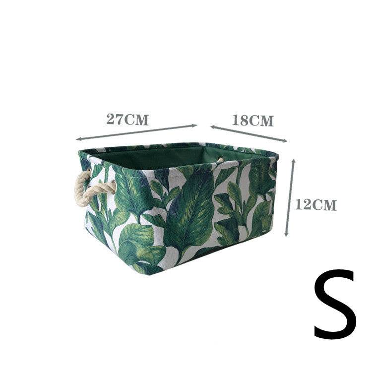 Fabric Storage Three-layer Thickened Desktop Storage Basket - Mubimart