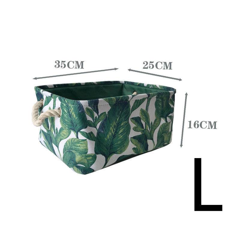 Fabric Storage Three-layer Thickened Desktop Storage Basket - Mubimart