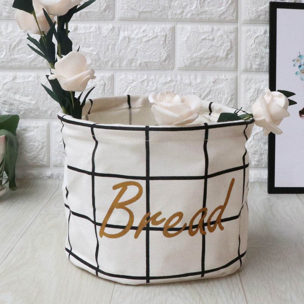 Fabric waterproof foldable storage basket - Mubimart
