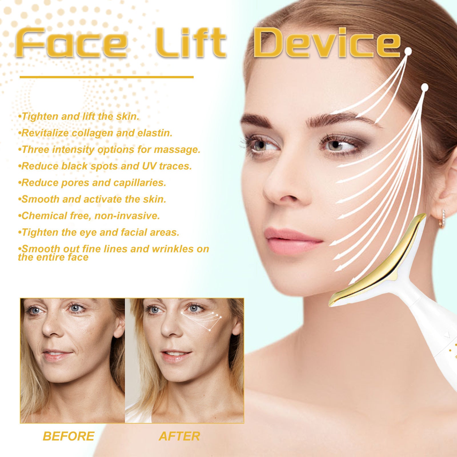 Face Lifting Instrument Lifting And Tightening Fishtail Wrinkle - Mubimart -  