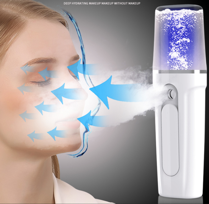 Facial Moisturizing Facial Beauty Apparatus With USB Charging Battery Bank - Mubimart -  