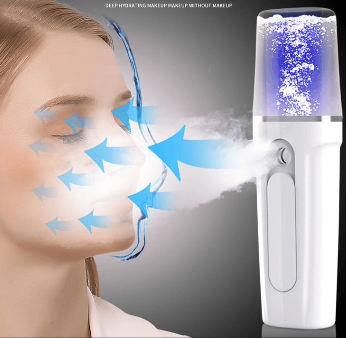 Facial Moisturizing Facial Beauty Apparatus With USB Charging Battery Bank - Mubimart