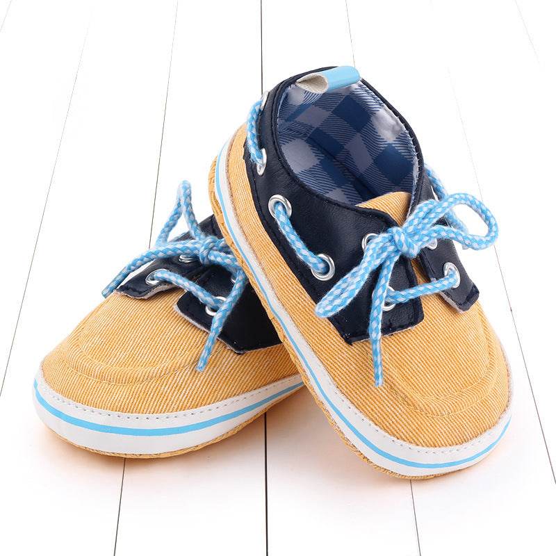Factory Wholesale Jean First Walking Shoes Canvas Prewalker Baby - Mubimart