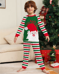 Family Christmas Pajamas Matching Sets Red Stripe Xmas Holiday Sleepwear Jammies Long Sleeve PJs Outfits - Mubimart -  