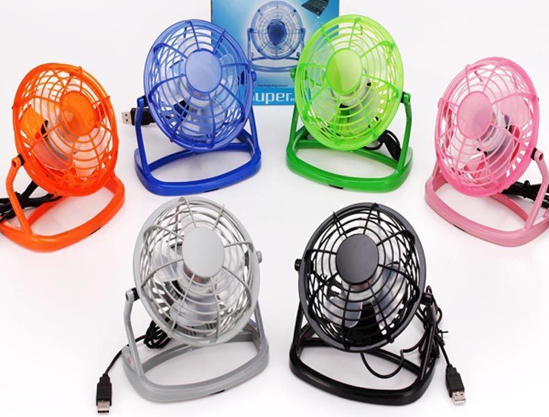 Fan 4 inch silent square portable - Mubimart - Box Fans 