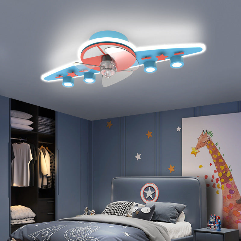 Fan Lights Children's Room Ceiling Intelligence - Mubimart -  