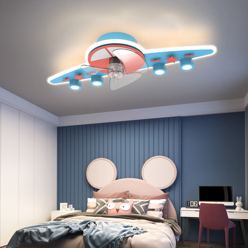 Fan Lights Children's Room Ceiling Intelligence - Mubimart -  