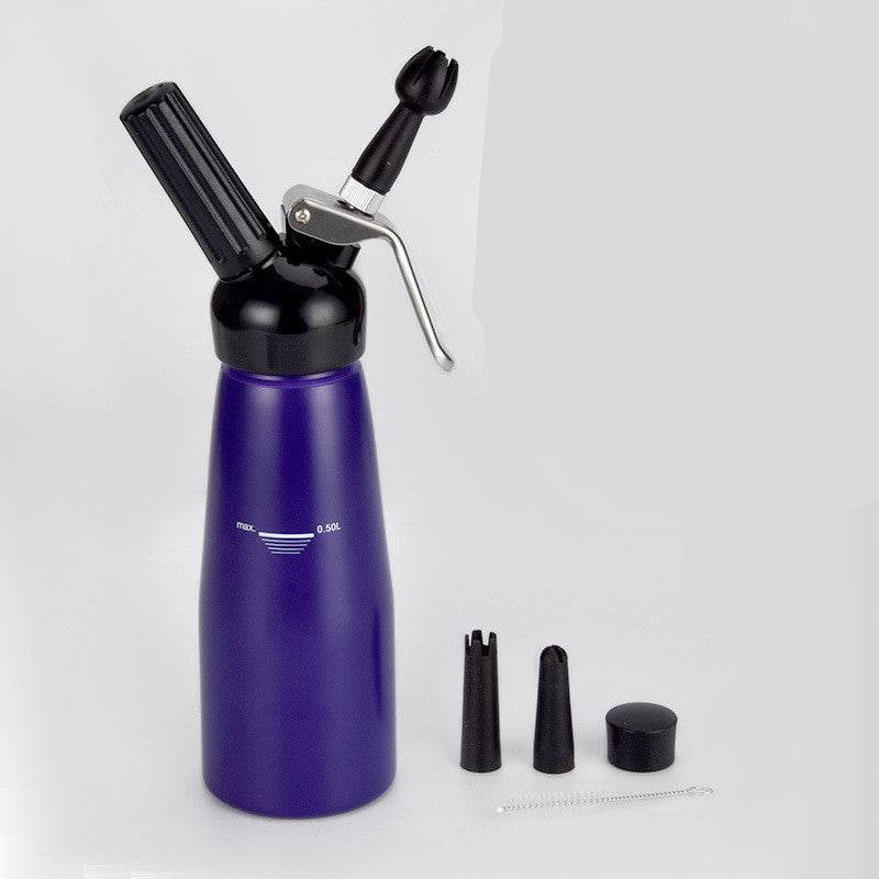 Fancy Coffee Aluminum Cream Gun Milk Frother 0.5Lto1L Cream Froth Milk Frother - Mubimart