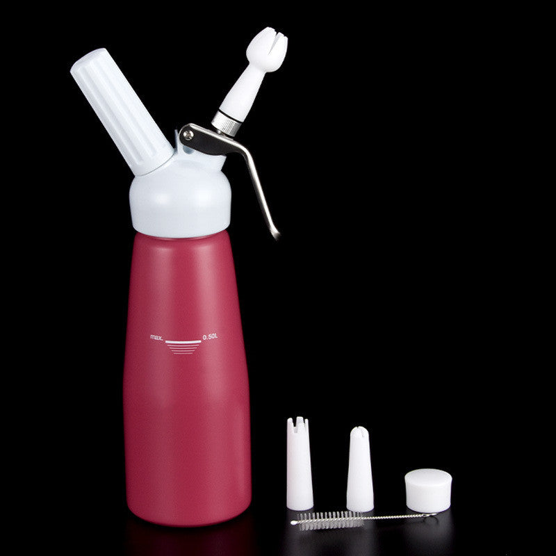 Fancy Coffee Aluminum Cream Gun Milk Frother 0.5Lto1L  Cream Froth Milk Frother - Mubimart -  