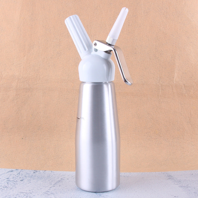 Fancy Coffee Aluminum Cream Gun Milk Frother 0.5Lto1L  Cream Froth Milk Frother - Mubimart -  