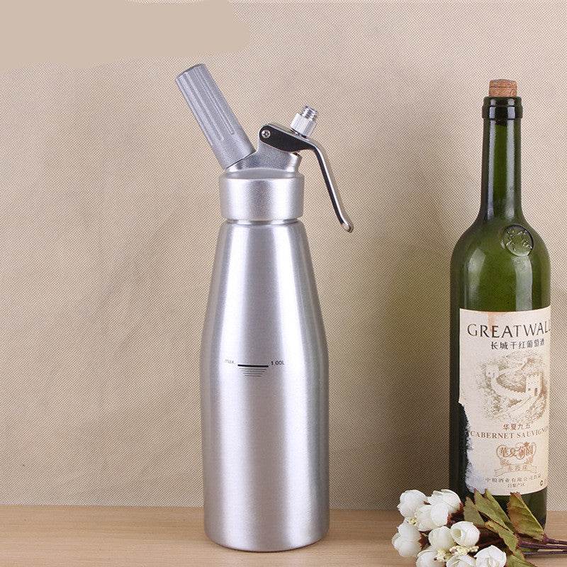 Fancy Coffee Aluminum Cream Gun Milk Frother 0.5Lto1L Cream Froth Milk Frother - Mubimart