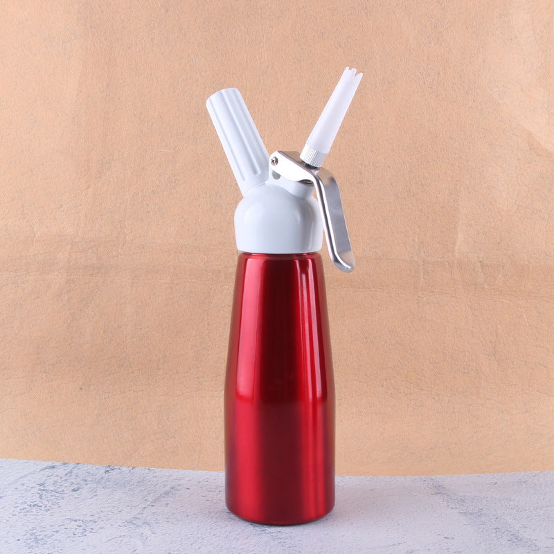 Fancy Coffee Aluminum Cream Gun Milk Frother 0.5Lto1L  Cream Froth Milk Frother - Mubimart - Milk frother 