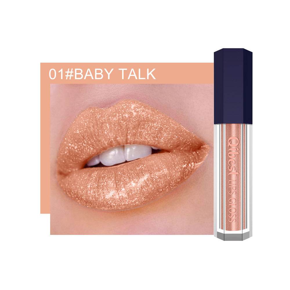 Fancy Pearlescent Diamond Non-stick Lip Glaze - Mubimart