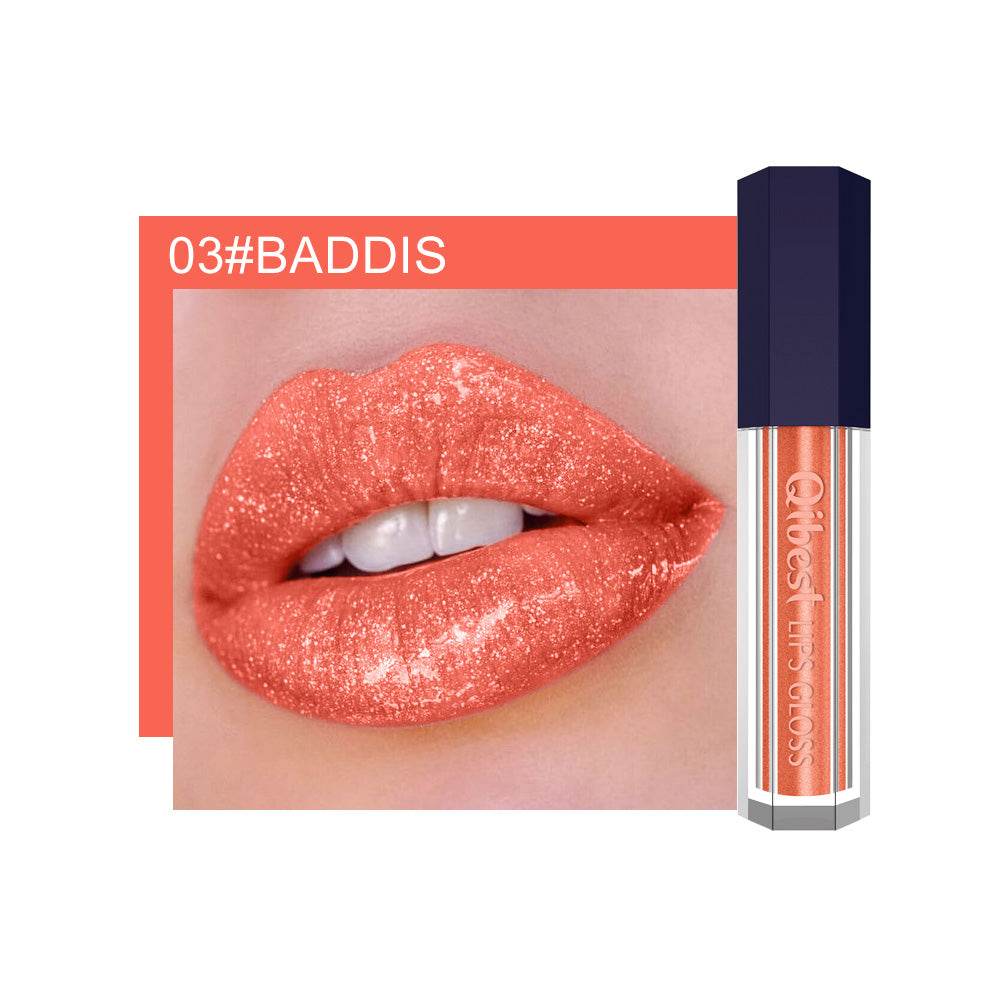 Fancy Pearlescent Diamond Non-stick Lip Glaze - Mubimart