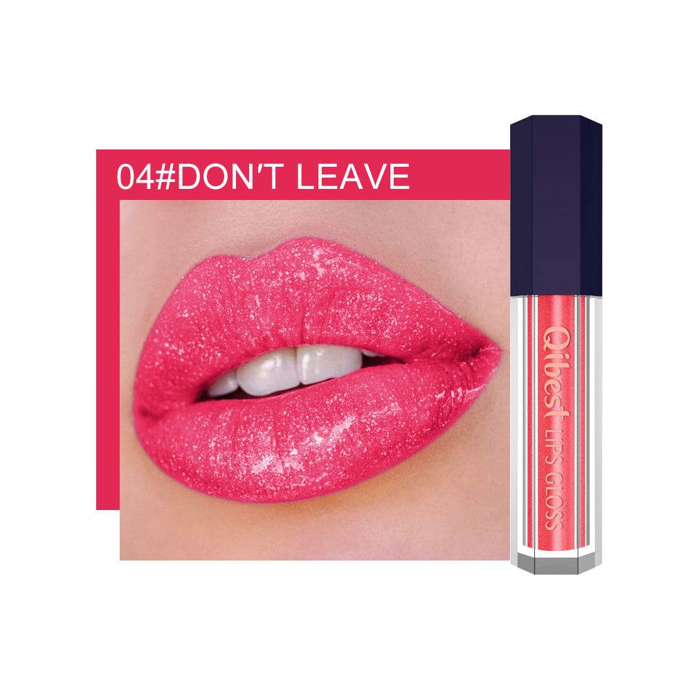 Fancy Pearlescent Diamond Non-stick Lip Glaze - Mubimart